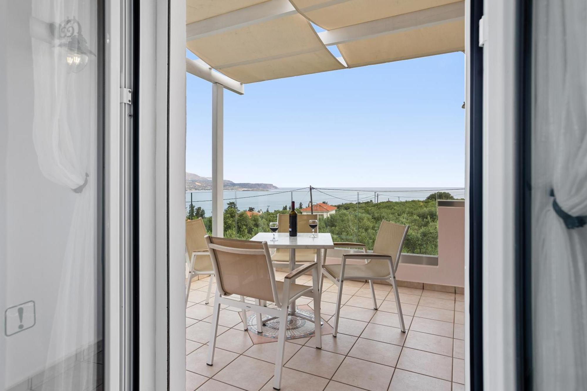 Sea View Villa Manolis With Private Pool Near The Beach Καλύβες Εξωτερικό φωτογραφία
