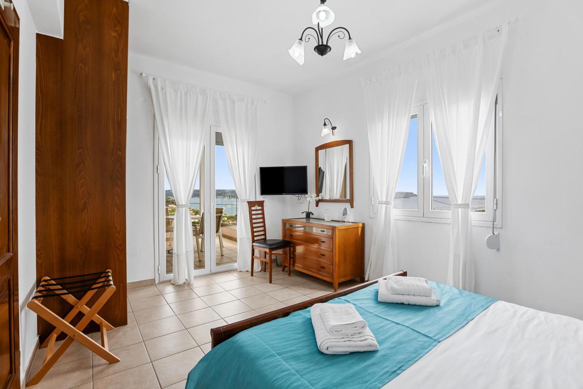 Sea View Villa Manolis With Private Pool Near The Beach Καλύβες Εξωτερικό φωτογραφία